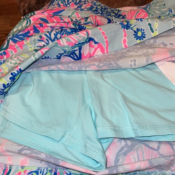 Lilly Pulitzer UPF 50+ Luxletic Run Around Skort Beach You To It Large NWT - Picture 5 of 10